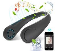 Ventilateur Bluetooth portable, silencieux, alimenté par USB, mini, sans pales, réglable, 3 vitesses