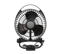 Ventilateur Bora de SEEKR par Caframo, Conception compacte avec un flux d’air puissant, Faible consommation d'énergie, Durée de vie du moteur de 5000 heures, 3 vitesses, 24V, Noir