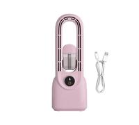 Ventilateur brumisateur, avec 6 vitesses de refroidissement sans pales et fonction humidificateur, 1500 mAh, ventilateur de brumisation personnel, circulation d'air silencieuse, refroidisseur de
