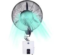 Ventilateur Brumisateur Mural, Ventilateur Brumisateur Oscillant avec 3 Vitesses De Refroidissement Et Réservoir De 15 L, Ventilateur De Refroidissement pour Terrasse, Restauran, 81cm/31.9in