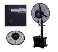Ventilateur brumisateur oscillant à haute vitesse, ventilateur industriel robuste avec réservoir de 38 litres, 3 vitesses de refroidissement, oscillation à 90° pour un refroidissement ultime