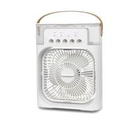 Ventilateur Brumisateur Portable Avec Refroidissement Par Pulvérisation D'eau - Dispose De 3 Vitesses De Ventilation Réglables, Pour Le Bureau, La Maison, La Voiture Et Bien Plus Encore (White)