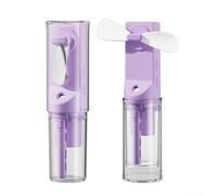 Ventilateur brumisateur portable et humidificateur personnel, rechargeable par USB, petit ventilateur de refroidissement avec 4 réglages et moteur silencieux sans balais, pour festivals, camping