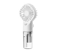 Ventilateur Brumisateur Portable, Mini Ventilateur à Main Portatif silencieux De Bureau Ventilateur de Poche Rechargeable 3 vitesses pour Maison Bureau Voyage
