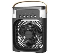Ventilateur brumisateur portable - Rechargeable, silencieux, pour bureau et chambre