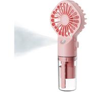 Ventilateur brumisateur portable - XVX - 4 vitesses - Léger - Idéal pour camping et extérieur