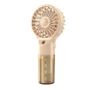 Ventilateur Brumisateur Portatif Rechargeable, 4 Vitesses Réglables, Petit Refroidisseur À Eau Pour Sorties Extérieures