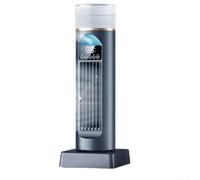 Ventilateur brumisateur sans pales sans feuilles pour la maison, le bureau, le climatiseur - Ventilateur de refroidissement USB pour bureau à domicile - Noir