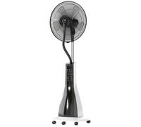 Ventilateur brumisateur silencieux - EDENDIRECT - 125 cm avec télécommande, minuterie, oscillation à 75°, réservoir d'eau de 3L