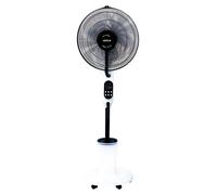 Ventilateur Brumisateur sur pied mobile 75W H125cm Vaporisation Eau Programmable Oscillation 60° Air frais Fortes Chaleurs Jocca