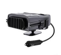 Ventilateur Chauffant Auto 12V Rotation 360° Ventilateur Chauffant(Black) | Double mode hiver été, désembuage rapide, ventilation rafraîchissante, 12V stable, usage toute saison