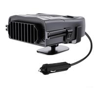 Ventilateur Chauffant Auto 360° Rotation Portable(Black) | Rotation 360° horizontale, 60° verticale, direction airflow précise, désembuage rapide
