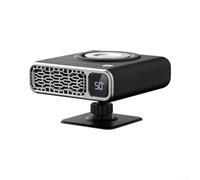 Ventilateur Chauffant Portable 12V Mode Froid Chaud(Grey) | Dégivrage rapide, visibilité claire, hiver sécurisé, pour prise allume-cigare, usage facile