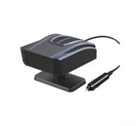 Ventilateur Chauffant Portable 360° Pour Pare-Brise(Black Standard model) | Double fonction pour chauffage et dégivrage, pour idéal hiver, montage simple, compatible 12V, sécurité routière