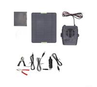 Ventilateur chauffant pour animal domestique 30 W à énergie solaire (B) | Puissance de sortie de 30 W, construction légère et portable, installation rapide, idéal pour l'intérieur de la voiture