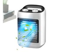 Ventilateur Climatiseur Portatif | Ventilateur d'Air Frais pour Chambre,Modes Réglables Silencieux avec Humidificateur - Rafraîchisseur d'Air Compact pour Bureau Domicile et Voyage