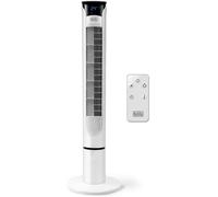 BLACK+DECKER BXEFT49E Ventilateur Colonne 45W, oscillant, télécommande, 102 cm, silencieux, 3 vitesses, minuterie