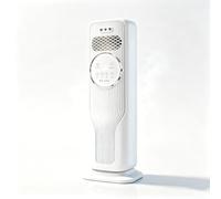 Ventilateur Colonne 4 en 1 avec Chauffage, Humidificateur et Diffuseur d'Arômes, Chauffage Céramique PTC 2000W, Ventilation 55W, Oscillation 120°, Écran Tactile LED, pour Chambre, Salon et Bureau