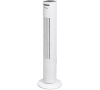 Bestron Ventilateur de tour avec fonction d'orientation, minuterie et télécommande, hauteur : 78 cm, Summer Breeze, 35 Watt, blanc