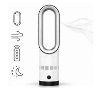 Ventilateur colonne BLDC 40W sans balais, 90° oscillant, 38dB silencieux, minuterie 9h, design blanc, refroidisseur d'air chambre