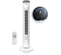 Ventilateur colonne Brandson avec télécommande, oscillation à 120°, minuterie, hauteur 105 cm, oscillation, 3 modes, minuterie, silencieux, ventilateurs et refroidisseurs d'air Sieger 2026