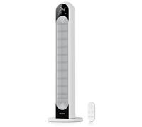 Ventilateur colonne Brandson avec télécommande, oscillation à 120°, minuterie, hauteur 109 cm, ventilateur mobile, moteur à courant continu, 12 vitesses, 4 modes, ventilateurs et refroidisseurs d'air 