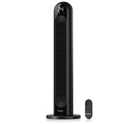 Ventilateur colonne Brandson avec télécommande, oscillation à 120°, minuterie, hauteur 109 cm, ventilateur mobile, moteur à courant continu, 12 vitesses, 4 modes, ventilateurs et refroidisseurs d'air 