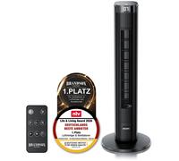 Ventilateur colonne Brandson avec télécommande, silencieux, moteur à courant continu, 40 W, économe en énergie, minuterie, oscillation, 12 vitesses, Ventilateurs et refroidisseurs d'air Sieger 2026