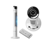 Ventilateur colonne 110 cm - blanc