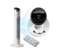 Ventilateur colonne 90 cm - blanc