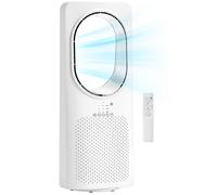 Ventilateur colonne - HOMCOM - silencieux 36 dB - oscillant à 45°, 3 vitesses, 3 modes, télécommande - ABS - 24 x 19 x 62 cm - blanc