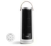 Levoit LTF-F132B-WEUR, ventilateur domestique vertical, noir, blanc, type table ou sol, 20 dB, angle de rotation de 90°, durée de fonctionnement maximale de 12 heures
