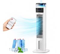 Ventilateur colonne-Nicease-95cm 3 vitesses minuterie 24h 70° oscillation 52dB faible bruit refroidisseur d'air évaporatif portable
