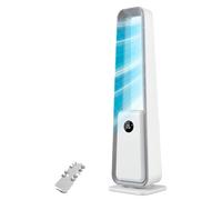 Ventilateur colonne sans pales, plastique ABS, 30 x 10 x 10 cm, adapté à une utilisation en intérieur, faible consommation d'énergie, niveau sonore de 34 dB