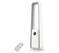 Ventilateur colonne sans pales Zimilo avec télécommande, 24 vitesses, oscillation à 75° et minuterie de 12 heures, idéal pour la chambre à coucher, le bureau et le salon
