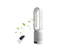 Ventilateur colonne - Silencieux 8 vitesses, télécommande, oscillation 90° - Pour chambre, salon - 58 cm