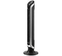 Ventilateur colonne sur pied avec minuterie 40w gris noir G