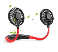 Ventilateur Cou Rafraichissant Chaud Ete Nuque Reglable USB Rechargeable
