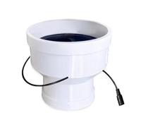 Ventilateur d ' en ligne en plastique ABS amovible 75 mm à 110 mm 12 V 3 W pour un nettoyage et un entretien faciles Extracteur en ligne