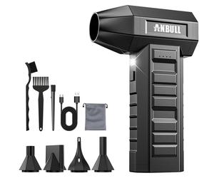 Ventilateur d'air puissant, 300 000 tours par minute, batterie 9000 mAh, 4 vitesses