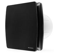 Ventilateur de 100 mm, avec capteur d'humidité, débit de 95 m³/h, puissance de 12 W, indice de protection IPX4