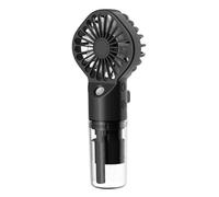 Ventilateur de Brumisation Portable, Ventilateur de Pulvérisation d'eau, 4 s Réglables, Mini Ventilateur Personnel, pour, Noir