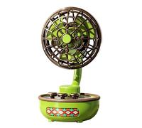 Ventilateur de bureau 3 vitesses Cool Vintage Angle réglable | Petit ventilateur portable pour chambre à coucher, bureau, maison, extérieur, voyage, plage, vacances, femme