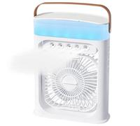 Ventilateur de bureau | 3 vitesses de vent | Ventilateur évaporatif avec humidificateur pour propriétaires locataires, maison, bureau, chambre à coucher, dortoir, garage, atelier, appartement, crèche
