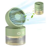 Ventilateur de bureau - CHOUMICHA SAVEURS FRANCE AGRO - Portatif brumisateur - 350 ml - USB rechargeable - 3 vitesses