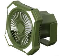 Ventilateur de Bureau Clip Puissant pour Intérieur Extérieur(Green) | Silencieux 3 vitesses, télécommande incluse, ajustement à distance, parfait pour chambre bébé, bureau calme