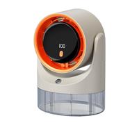 Ventilateur de Bureau Compact,100 Vitesses, Affichage Numérique Rafraîchissant | Ventilateur Rabattable pour Camping Voyage | Pour chambre, salon, voyage, extérieur