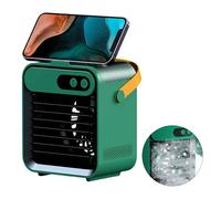 Ventilateur de bureau - FAMICAM - 13x15x9 cm 150ml 2400 mAh trois vitesses d'air mode d'humidification Mini refroidisseur d'air