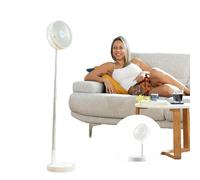 Ventilateur de Bureau InnovaGoods Ø7,7'' Blanc, Argenté
