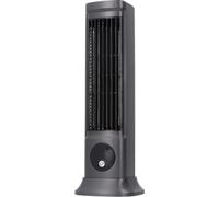 Ventilateur de bureau oscillant Quiet Pro - 10 pouces, compact, 3 vitesses réglables - Petit ventilateur sans pales pour chambre à coucher ou bureau, noir
